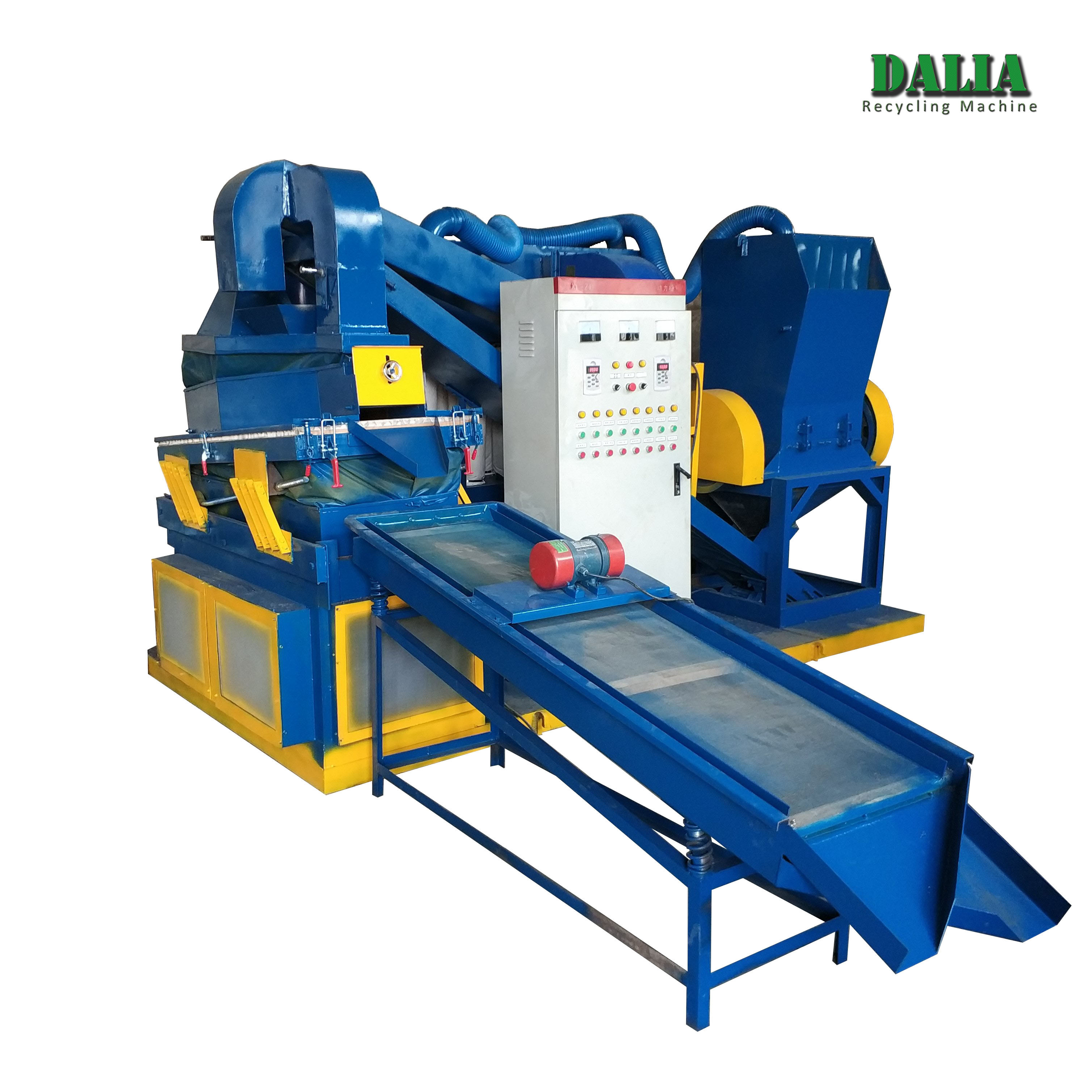 Heavy Duty Copper Granulator Machine Cable Shredder 500KG/H Capacity Easy Operation