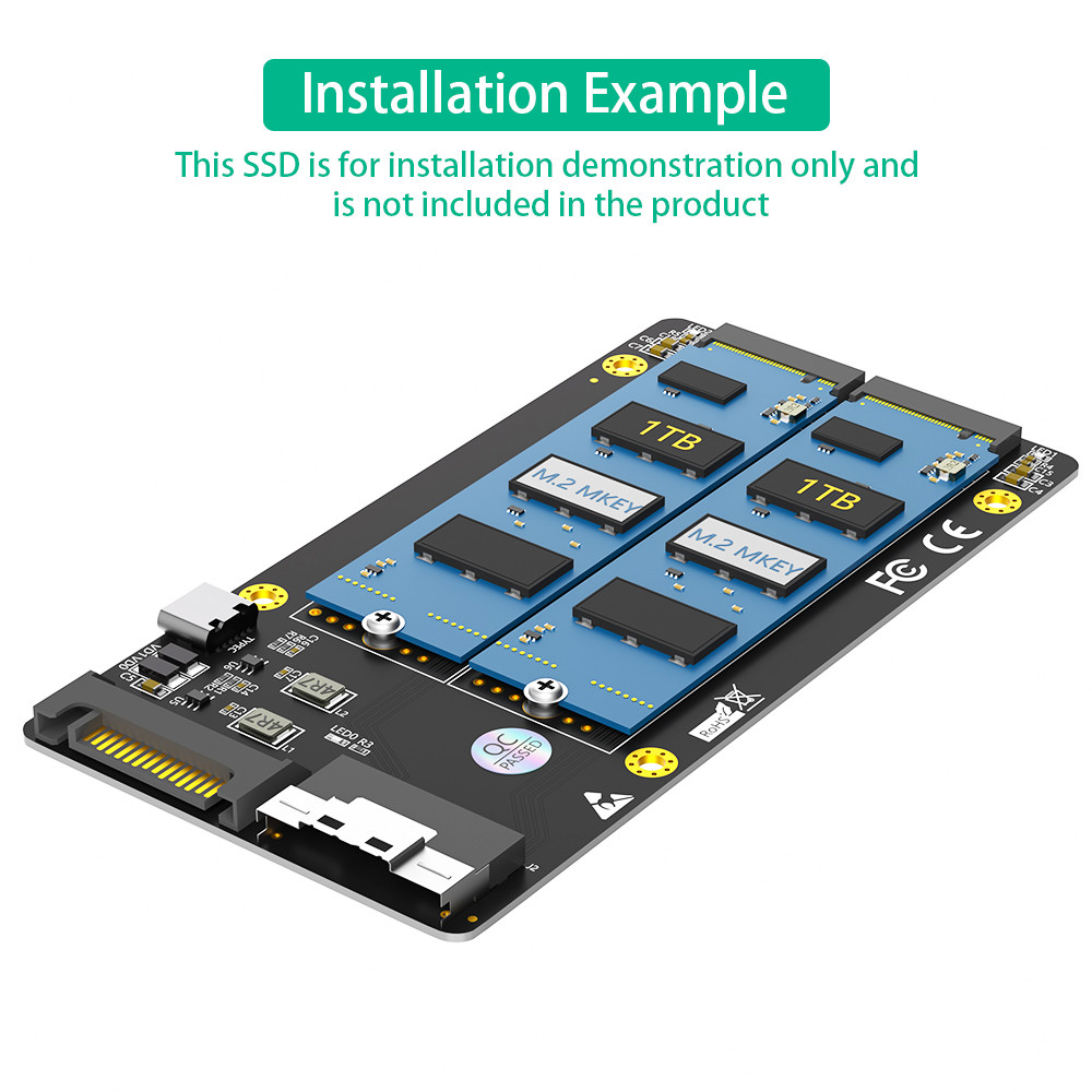 Dual 2X M.2 NVME SSD to Slimline SFF-8654 8X Adapter PCIe Bifurcation Motherboard is Required