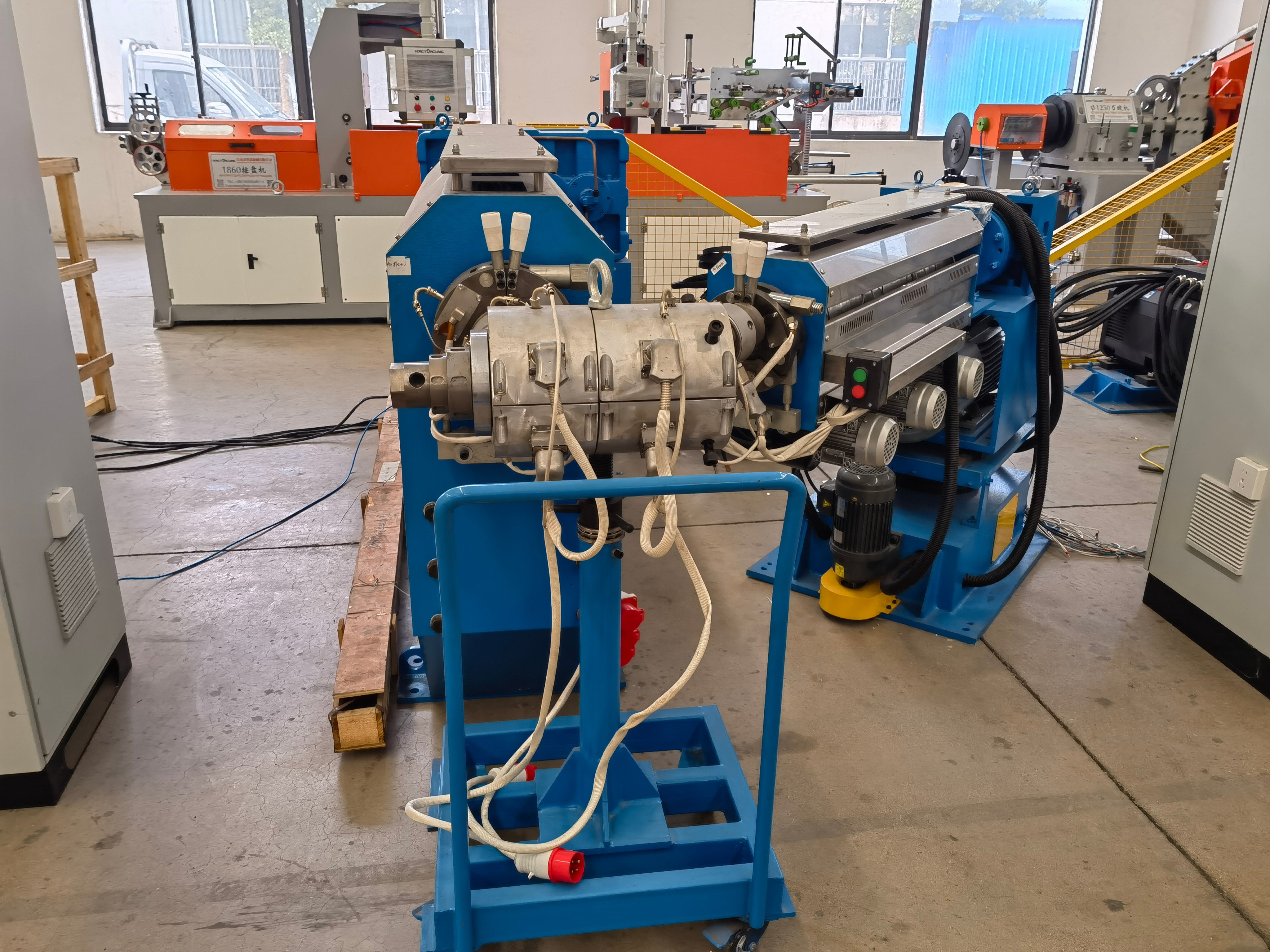 120mm cable extruder extrusion machine with boosted productivity