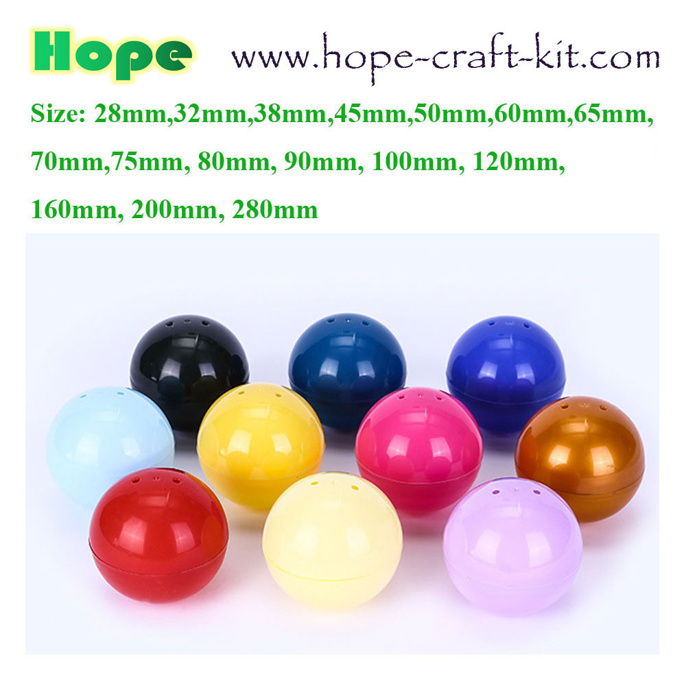 Various Size Mixed Colors Gachapon Eggs surprise Gacha Balls Capsule Eggs can be filled with small toys as fun toys