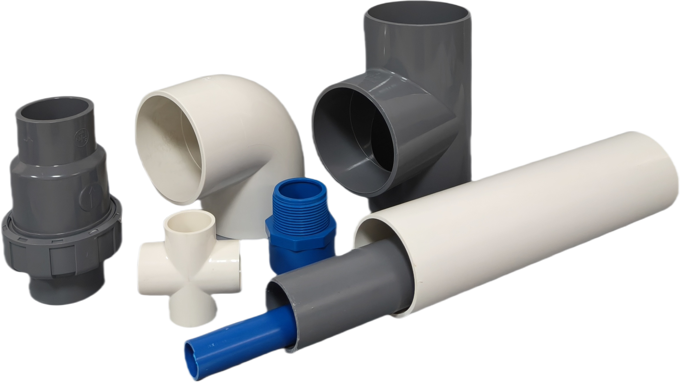 Water Supply and Drainage Plastic Dwc Upvc Fittings Pipe Pvc Fittings for Plumbing 90 Degree Elbow