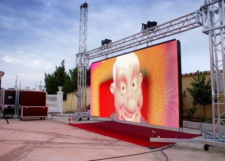 P4 Full Color High Brightness Steel Smd2121 Advertising LED Rental Screen With 3 Years Warranty