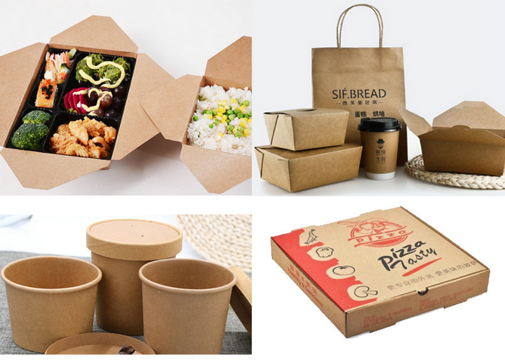 FSC Carta Kraft Paper For Fast Food Wrapping 300gsm 350gsm Good Strength 
