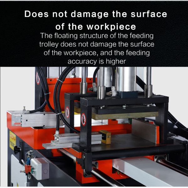 MC-455CNC Automatic Feeding Aluminum Cutting Machine PVC Plastic Stainless Steel Alloy Profiles New Essential Motor Gear