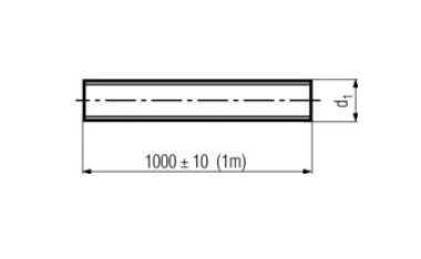DIN 975 Threaded Rod Brass M6 M18 M24 UNC/UNF Full Brass Threaded Bar