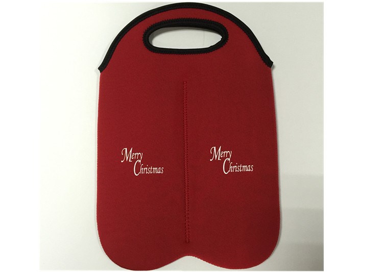 Factory made soft feeling neoprene cooler bag neoprene lunch bag with handle