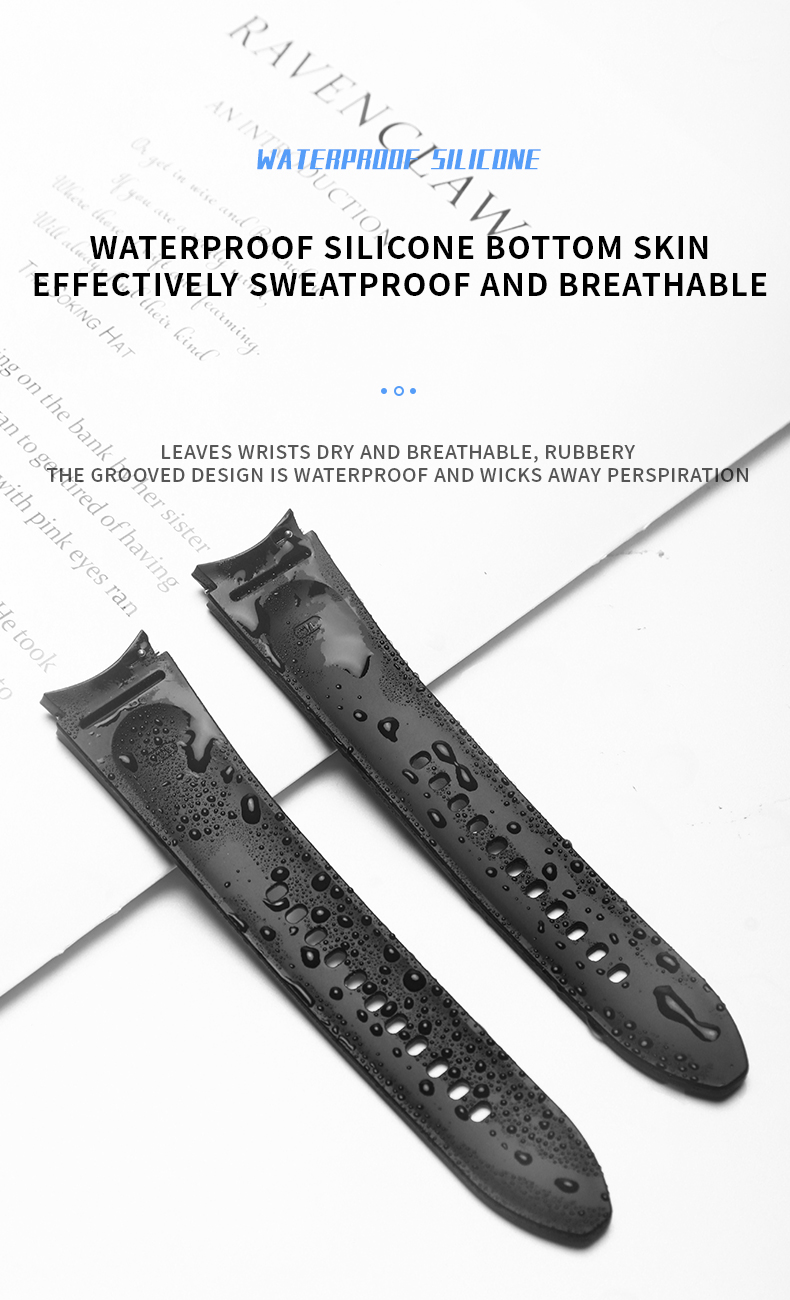 Silicone Leather Watch Bands Designer Smart for Samsung Galaxy Watch 4 100% QC Passed