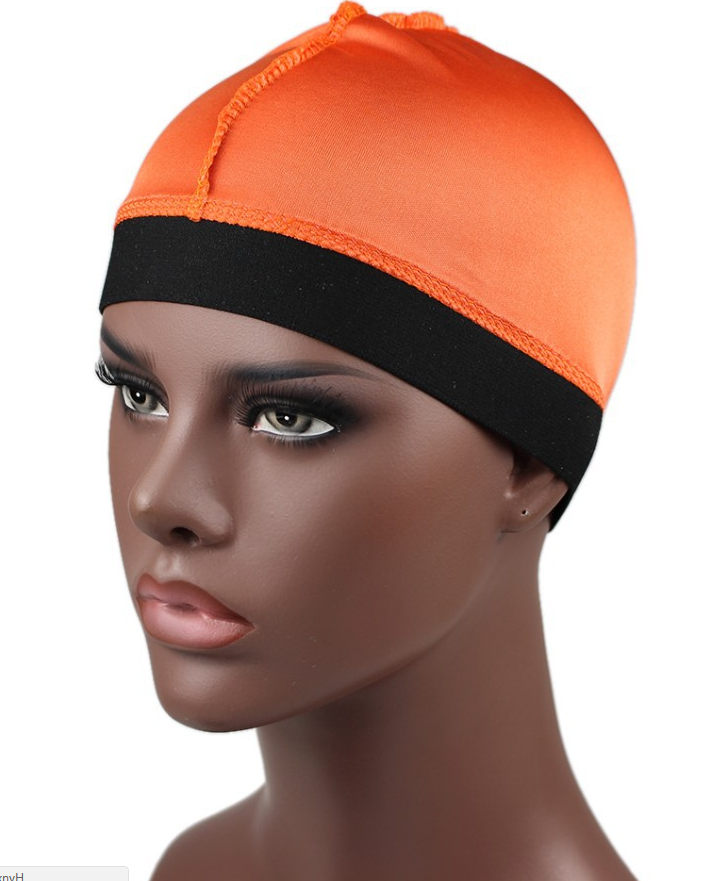 Custom Headwrap Silk Satin Wave Cap Silky Bandana Men Headwear Durags Silk