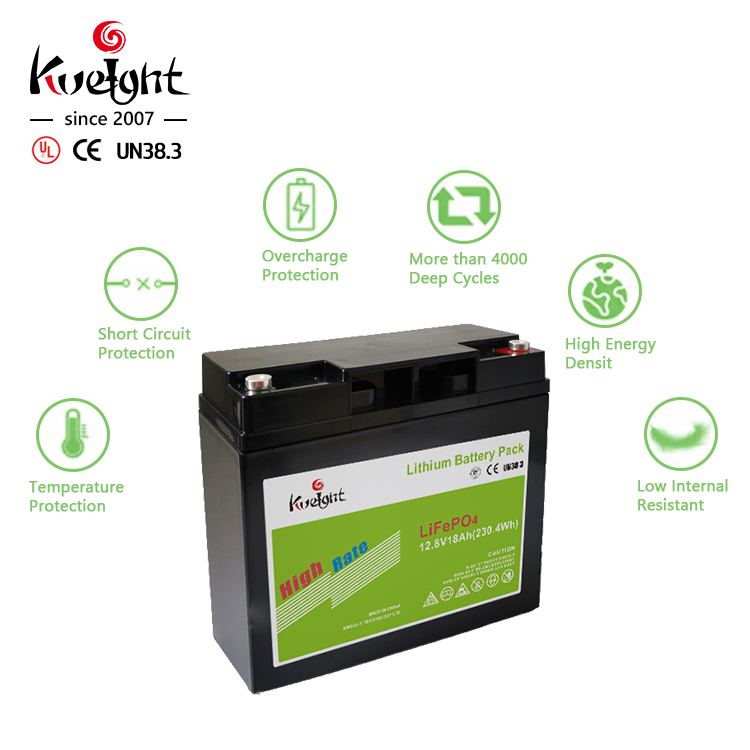 12.8v 18ah Lifepo4 Lithium Ion Battery Large Capacity Phosphate Pack