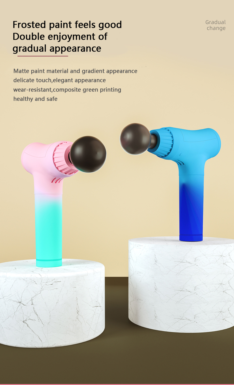 Rechargeable Cordless Deep Tissue Massage Gun 1200 To 2800RPM