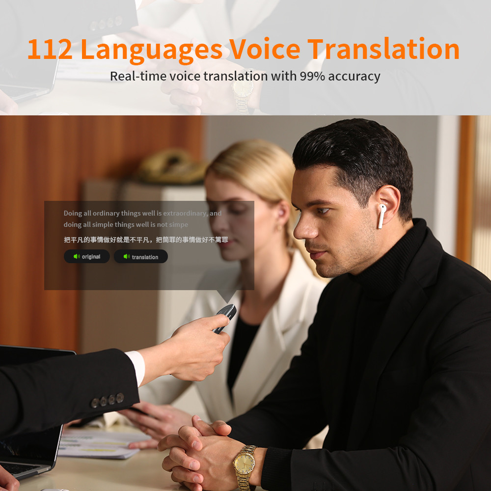 Two Way Language Audio Language Translator Speech Translator Device For Business Travel