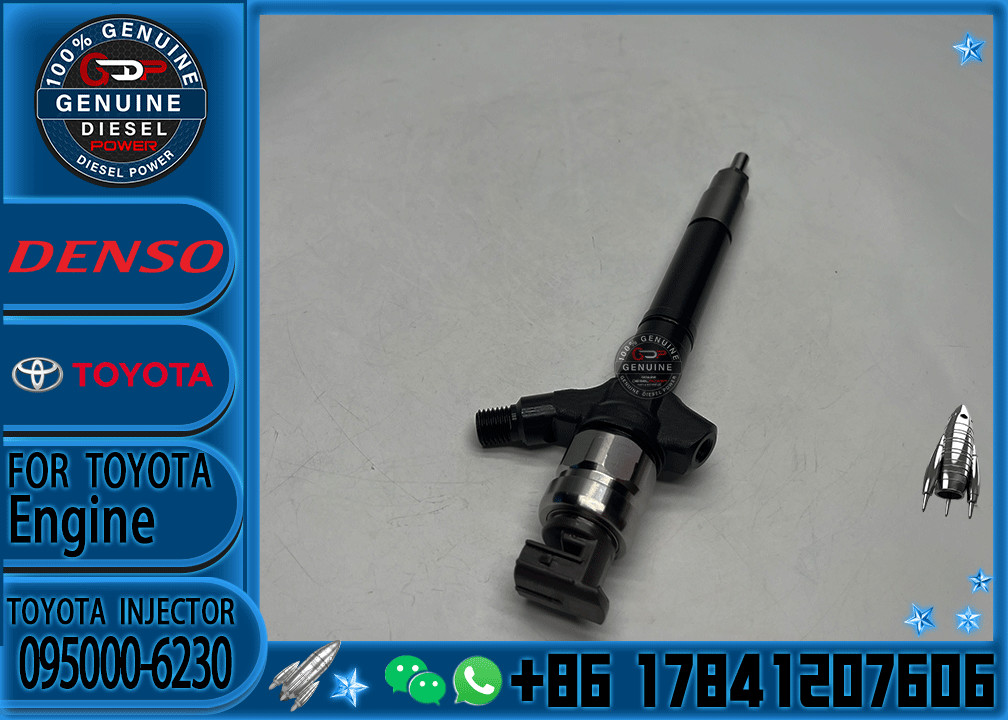New Diesel Common Rail Fuel Injector 095000-6230 23670-09140 Fuel Injector For Toyota Rav4