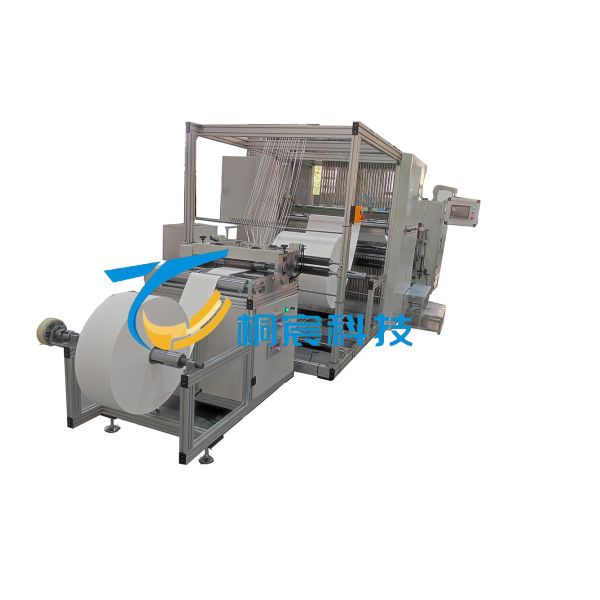Industrial Grade Filter Pleating Machine Glass Fiber Slitting System Customized With An Automatic Feeding Rack