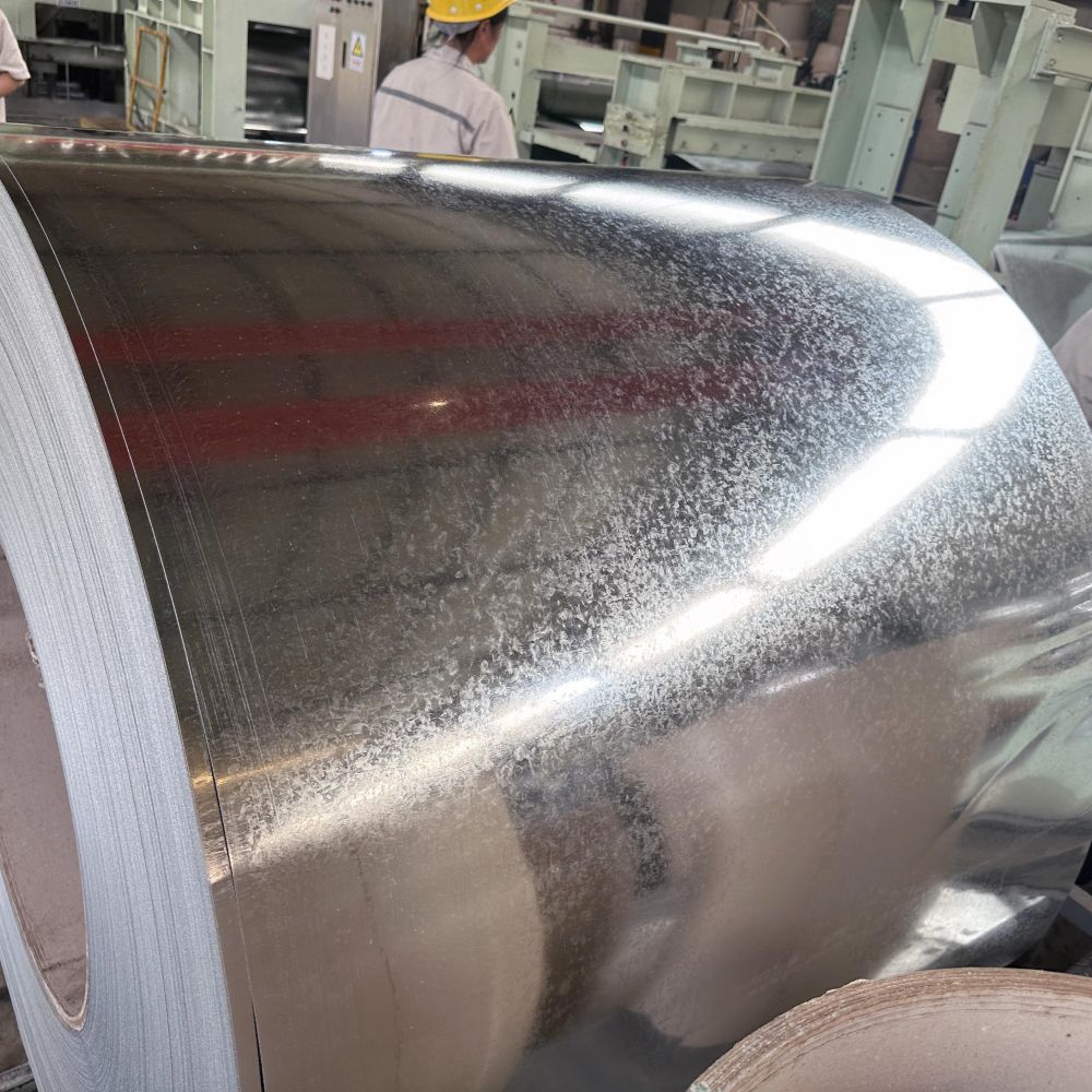 Construction Materials Electro Galvanized Steel Coil with Zinc Coating 3mm 4mm 5mm dx51d z275 z40g Regular Spangles