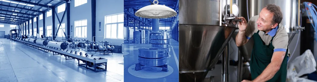 Factory Price NSF CE 100W Smooth Body -Anti-Dust Design Easy Cleaning Food &amp; Beverage Industry Supermarket Cold Chain Warehouse LED High Bay Light