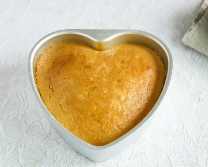 RK Bakeware China Foodservice NSF 142*134*55 Aluminum Heart Shape Cake Pan Loose Bottom