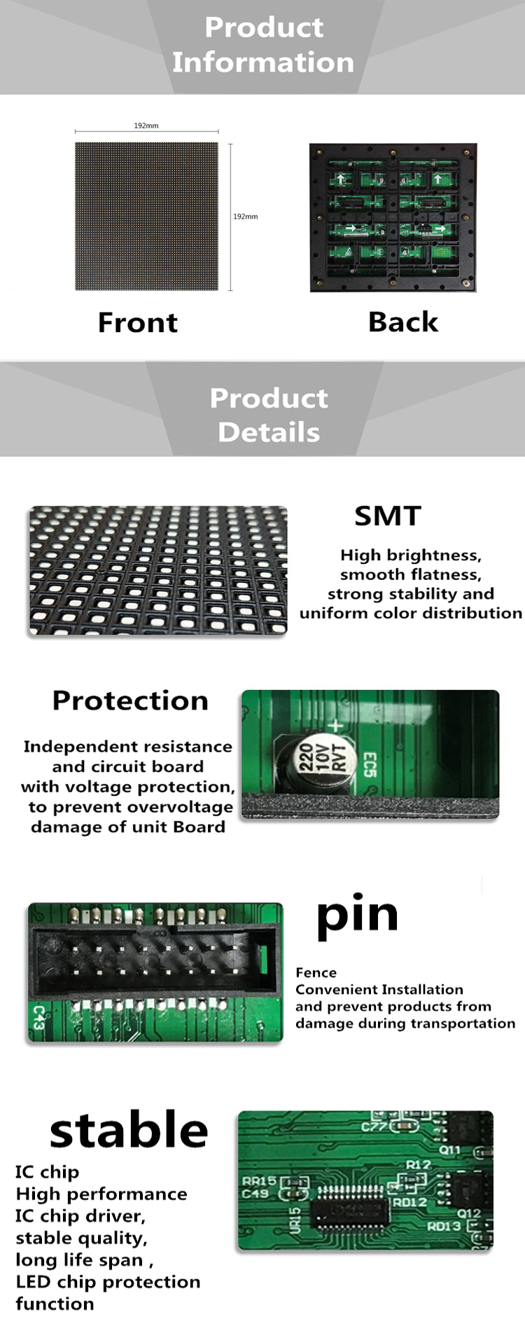 p3 p3.33 p3.91 p4 p4.81 P10 P3 P4 Outdoor Led Screen 1080p Window Led Poster Board Hoisting