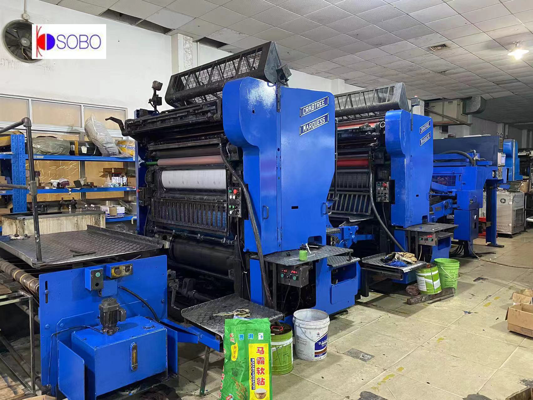 Used Crabtree 2 Color Offset Printing Machine