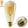 Buy cheap 540lm 6W ST64 Vintage Amber Light Bulbs Indoor 2700k LED Edison Bulb from wholesalers