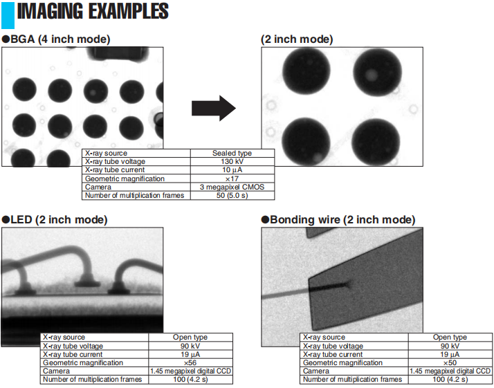 Hamamatsu 90 KV X Ray Image Intensifier 4 Inch 100μM High Resolution