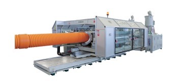 Water Cooling Double Wall Corrugated Pipe Production Line Aluminium Alloy Mould
