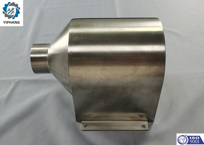 SUS302 Custom Sheet Metal Welding Parts 3mm With Roundness Bending Cone Bucket