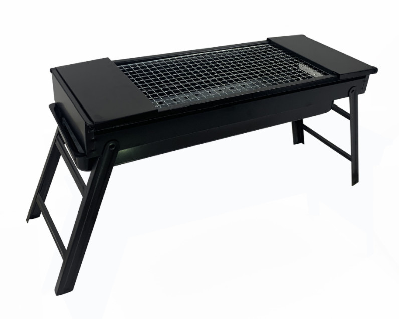 80cm BBQ Folding Charcoal Grill Portable BBQ Grill Courtyard Grill Outdoor Folding Barbecue