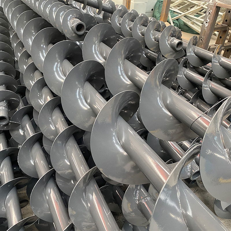 Easy Operation Screw Conveyor Heavy Duty Screw Conveyor Industrial Grade Carbon Steel Conveying Capacity 5-200t/h Customization Supported
