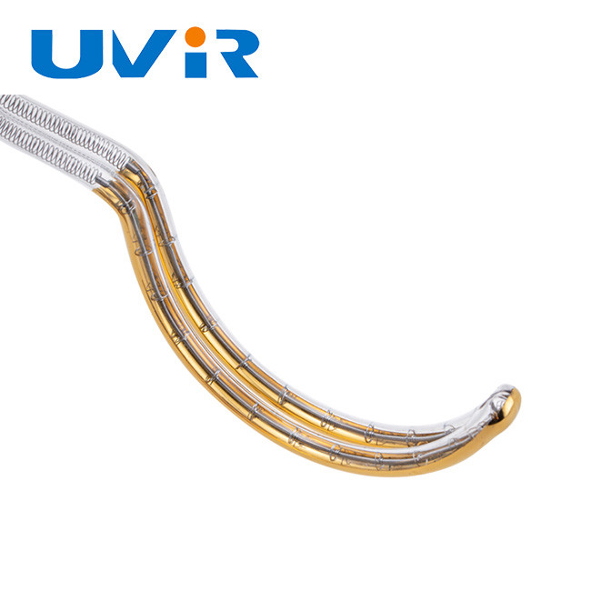 3D Infrared Heating Element Tube , OEM Twin Tube Infrared Emitters