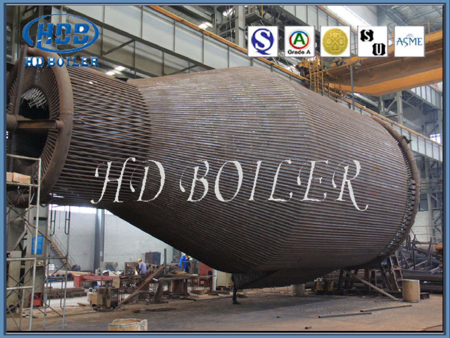 Typical Industrial Cyclone Separator , Boiler Dust Cyclone Separator Gas Solid Separation