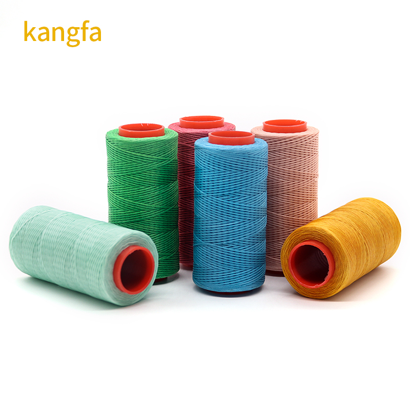 Abrasion-Resistant 150D Polyester Sewing Waxed Thread for Leather Hand Stitching Craft