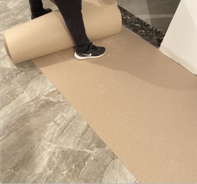 100% Renewable Floor Protection Paper 1mm Thickness For Construction Engineering