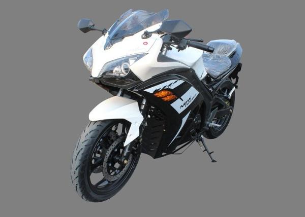 Gas Fuel Cool Cross Sport Motorcycles CGB 150cc Air Cooled Engine White Plastic