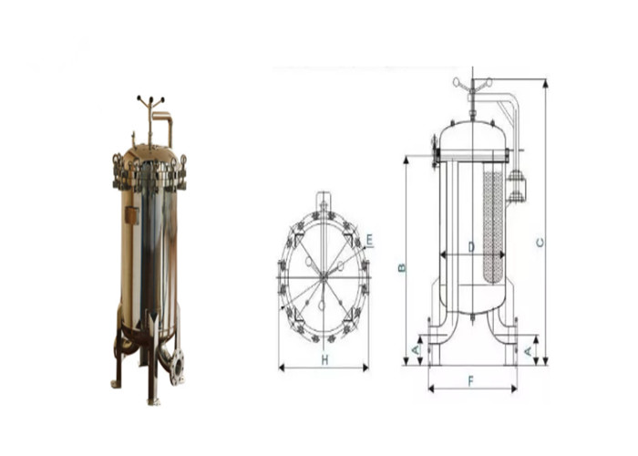 Automatic Scraper Industrial Filter Housing Self Cleaning For Solid Liquid Separation