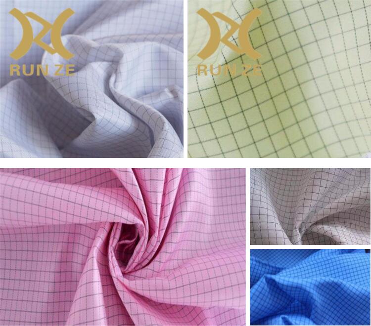 100D*100D Polyester Anti-Static Fabric For Lab Security Printed Pattern