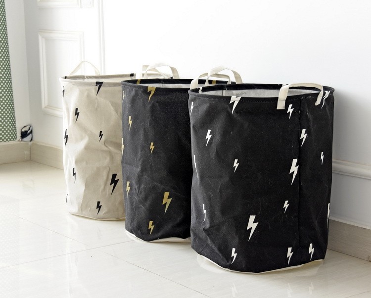 Promotional Round Foldable Laundry Basket Collapsible 1-3L
