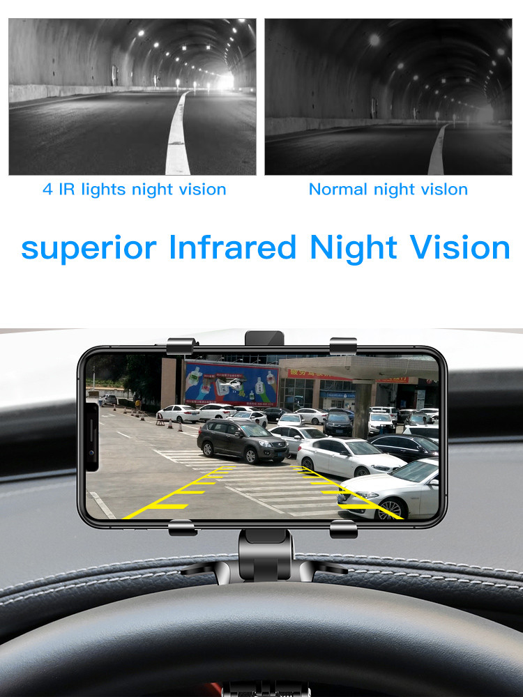 Phone App Wifi Car Cameras Infrared Night Version IP67 140 Degree View High Capacity Battery