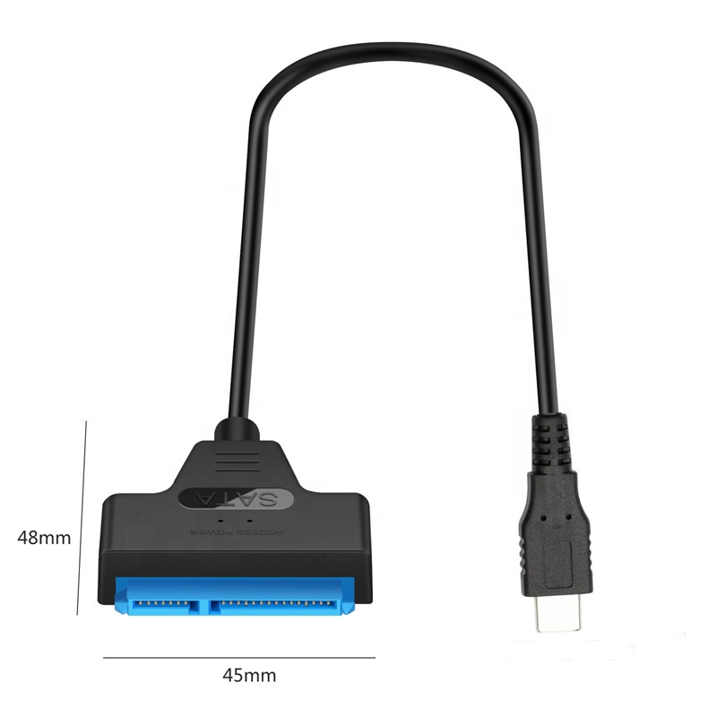High Speed 5Gbps SDD HDD Hard Drive 2.5 Inch USB Type C 3.1 to Sata Adapter Cable