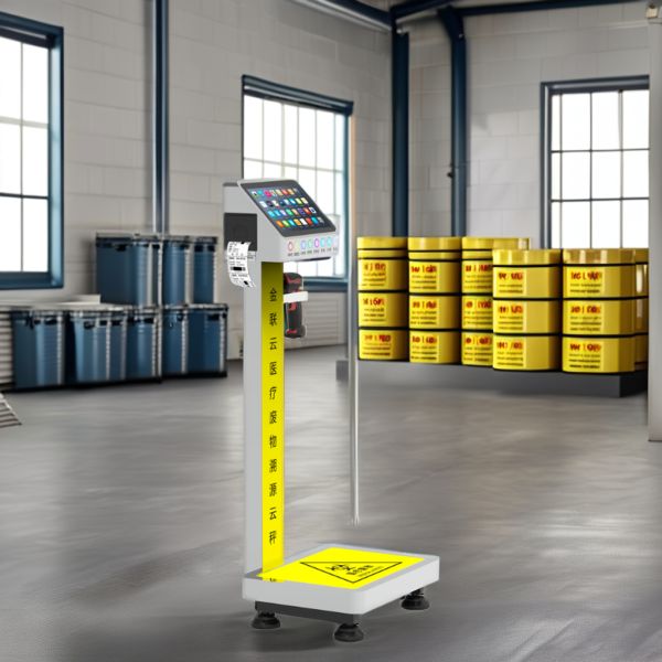 10-Inch Medical Waste Platform Scale Outdoor Android System With QR Code Traceability KG Capacity ODM Customization Support