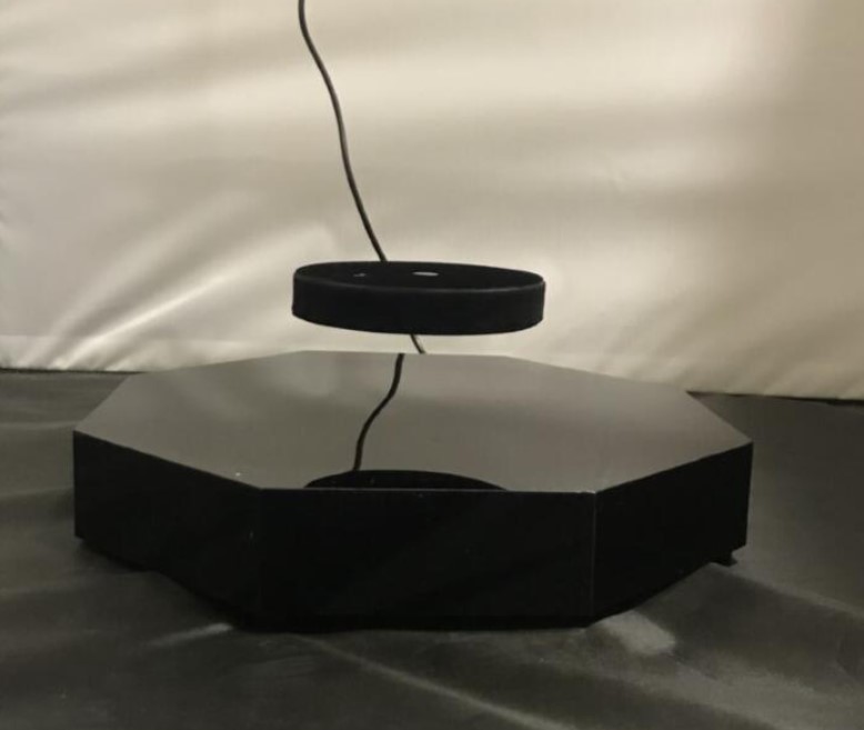 octagon magnetic levitation bottom laptop shoes can 2kg display stand with 50mm levitation distance