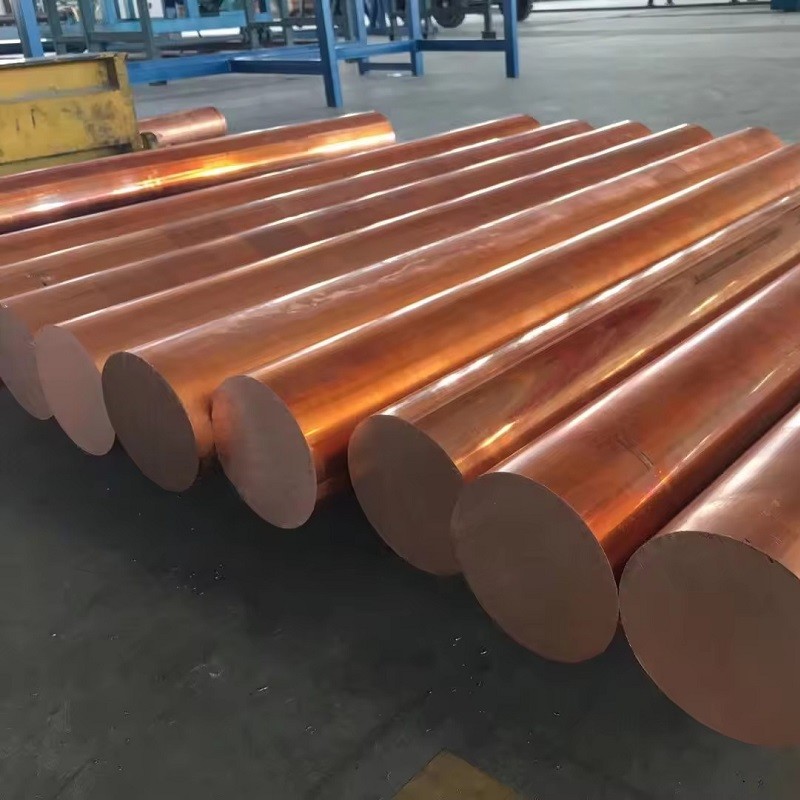 ASTM Standard C10200 Copper Round Bar Smooth Surface Without Burr C102 Copper Rod