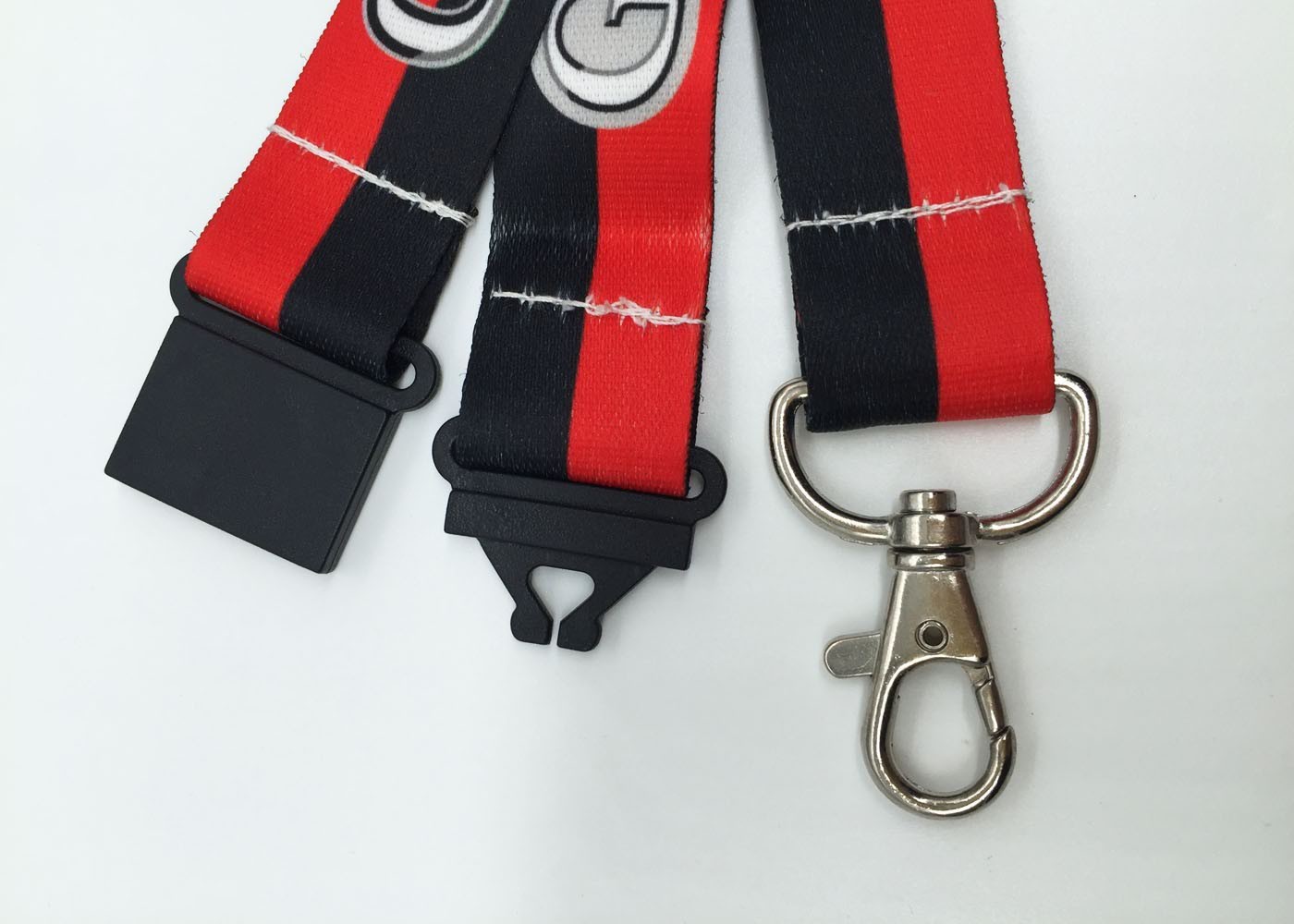 Promotional Dye Sublimation Lanyards , Custom Printed Poyester Neck Lanyard With Logo