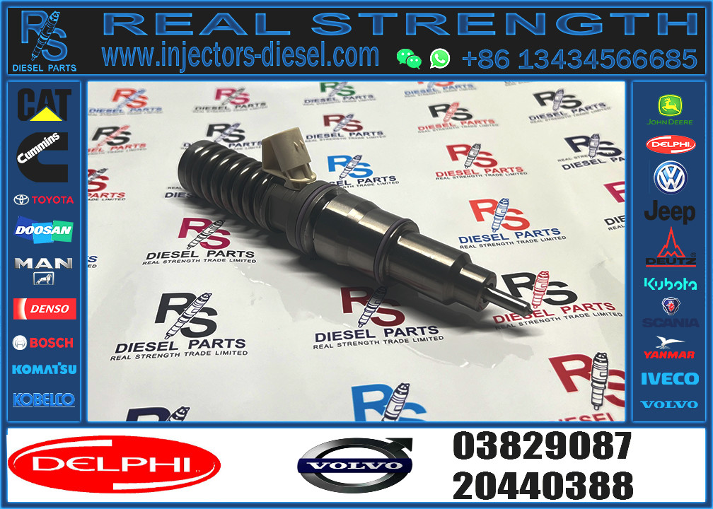 Fuel Injector 21586284 03829087 3829087 20544186 BEBE4C08001 for EC460B EC360B Truck FH12