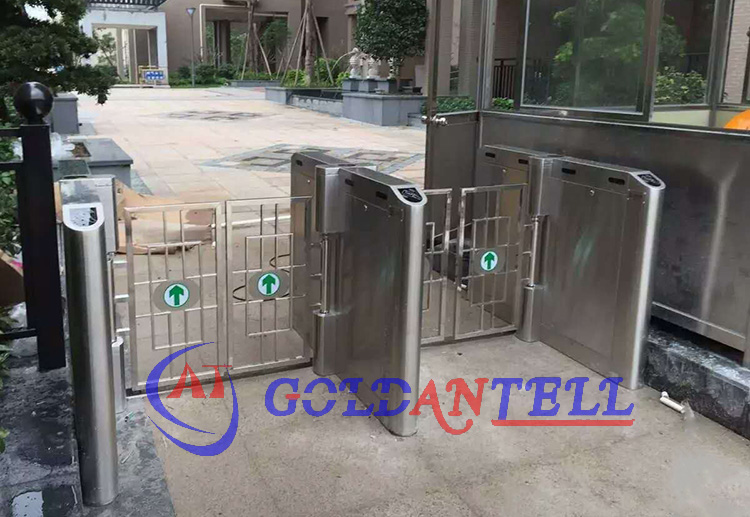 disabled convenient Access Control Turnstiles RFID automatic gate for outdoor