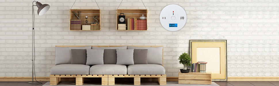 Carbon Monoxide Detector , CO Alarm Detector With Digital Display Alarm
