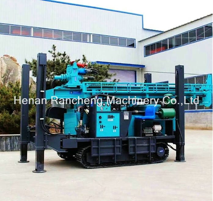 450m Drilling Depth Hydraulic Water Well Drill Machine 103KW Engine Power