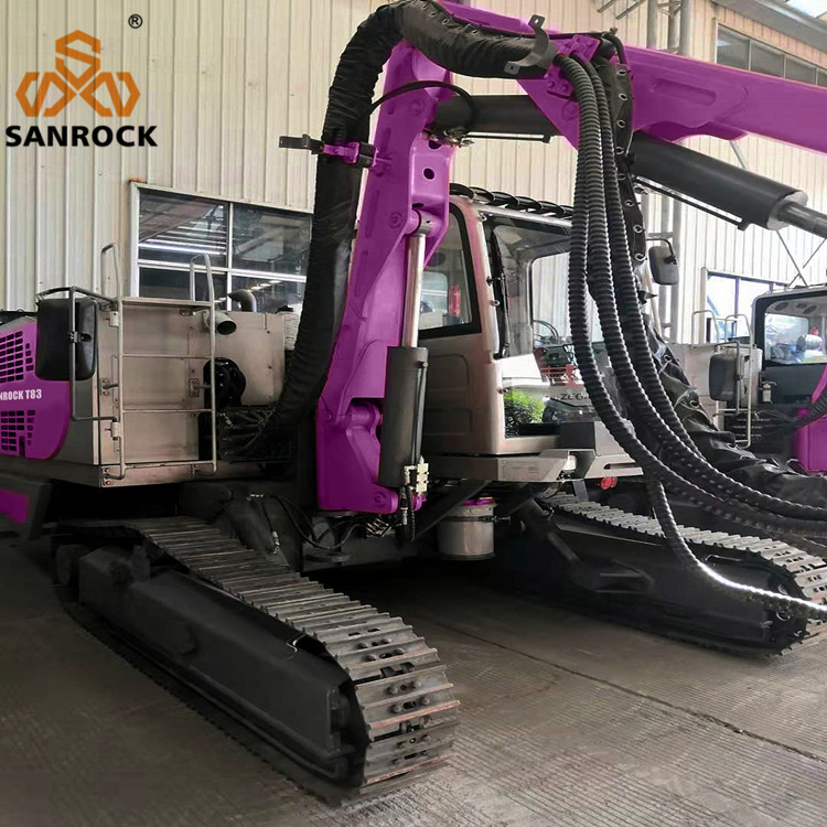 Crawler Top Hammer Drill Rig Mining Equipment Hydraulic Rotary Blast Hole Drilling Machine