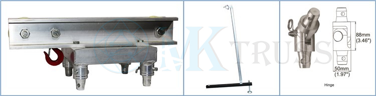 Truss Lift Ground Support Tower Aluminum Lighting System with Aluminum Alloy Certificate