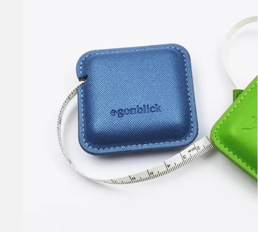 Giveaway Wholesale Promotional Cheap Suare Mini Tape Measure Keychain With Logo Mini Sewing Projects Tape Measure