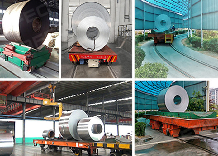  50 ton carbon steel coil rail transfer car for aluminum coils transportation on rails